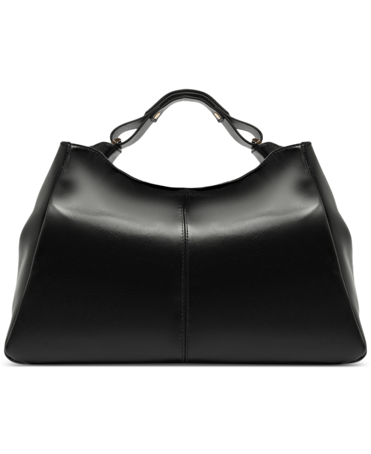 Arezzo Owen Medium Suede Tote In Black
