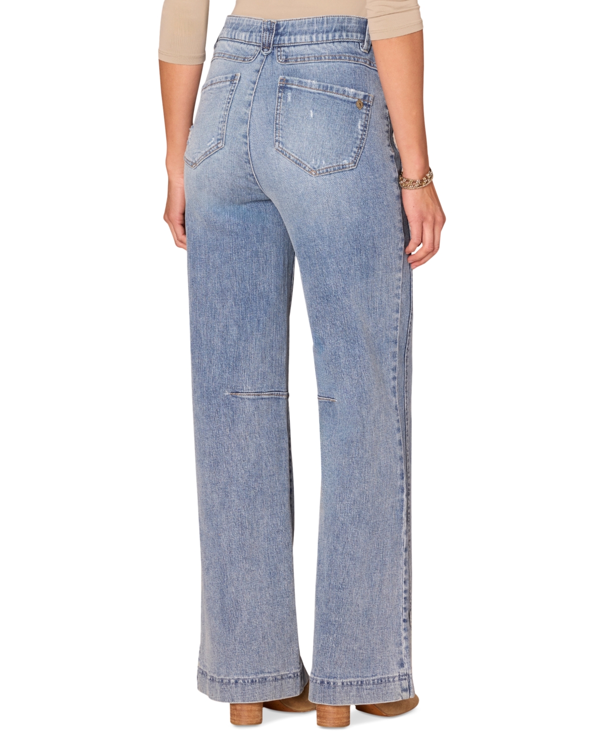 Democracy Women's High-rise Ab-solution Wide-leg Jeans In Blue