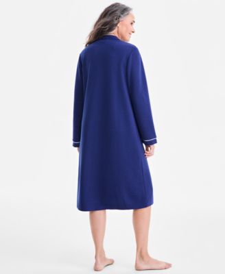 Women's Zip-Front Quilted Robe