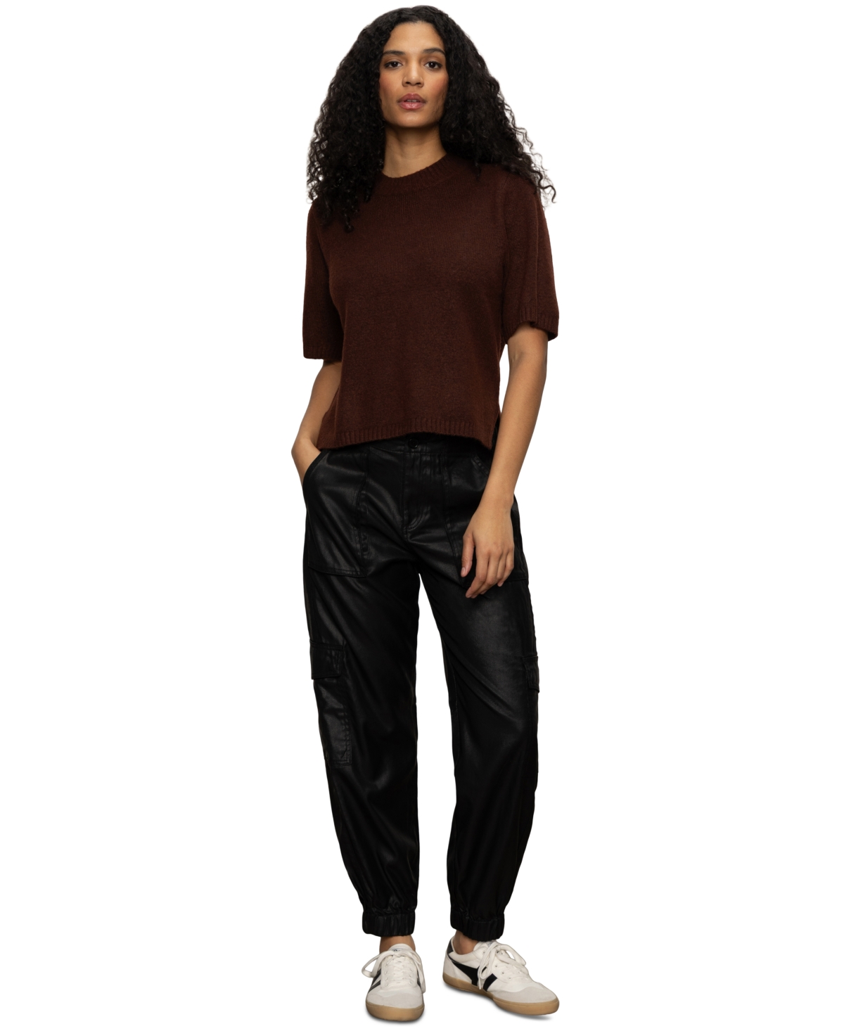 Sanctuary Women's Perfect Cotton Short-sleeve Sweater