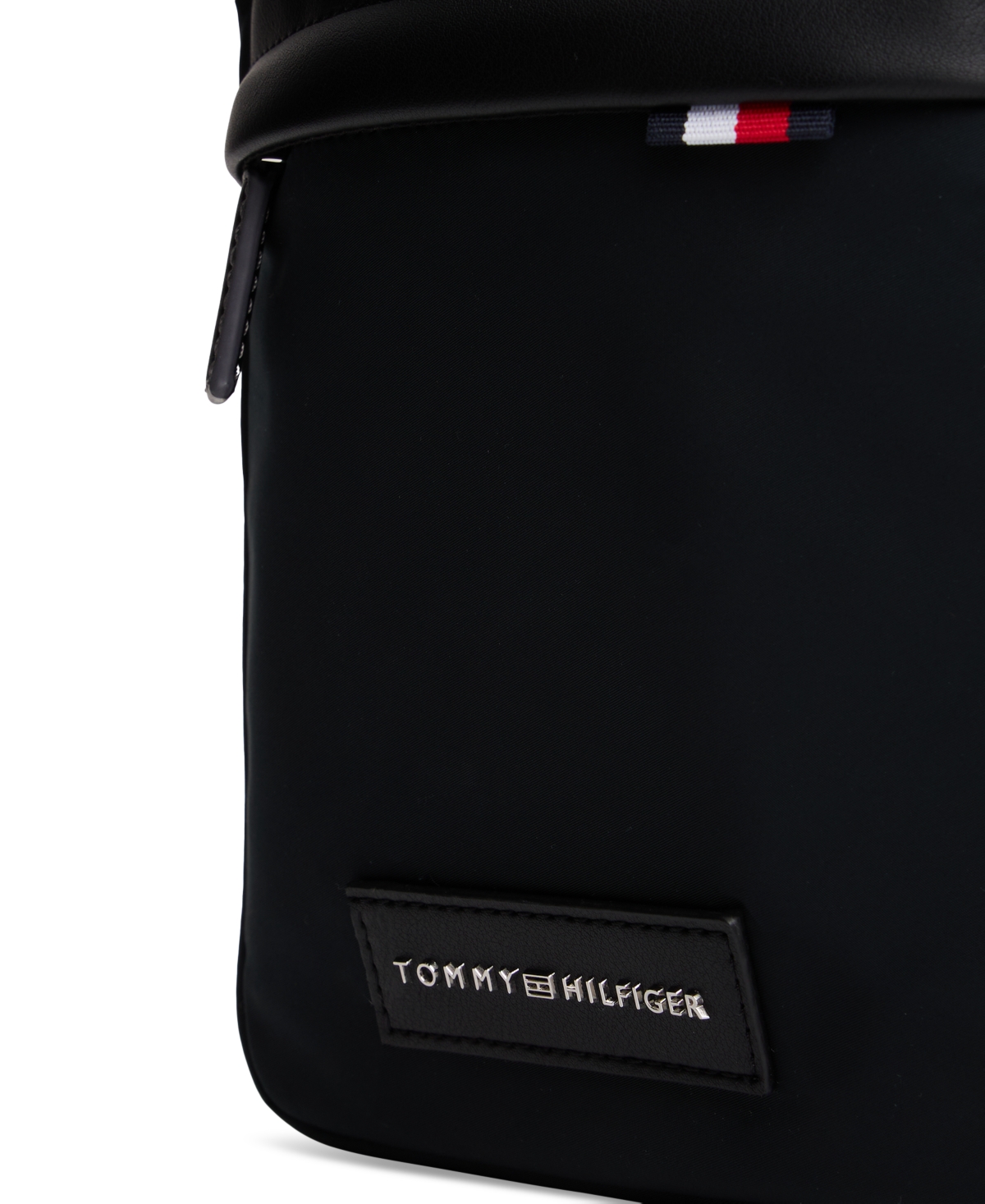 Tommy Hilfiger Men's Logo Mini Reporter Bag In Black