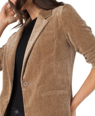 Women's Textured Velvet Blazer