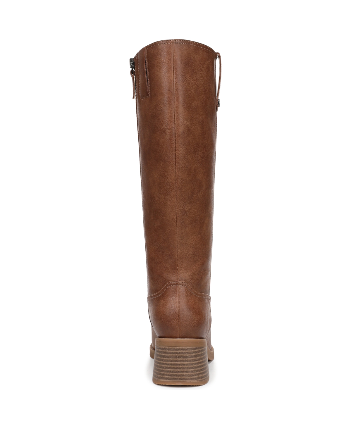 Dr. Scholl's Women's Joplin Square Toe Block Heel Riding Tall Boots In Brown