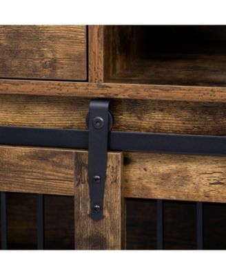 Dog Crate Desk Hutch