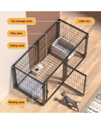 47" Dog Crate - Indoor/Outdoor Kennel