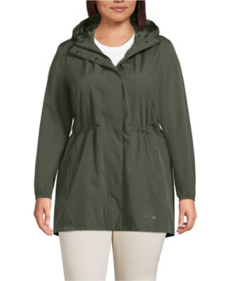 Plus Size Squall Packable Waterproof Raincoat