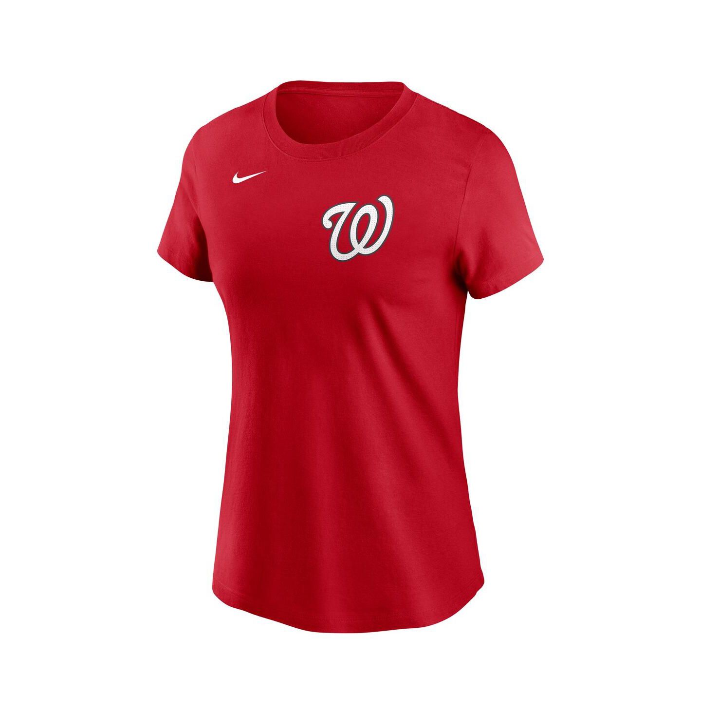 Женская футболка Nike Dylan Crews Red Washington Nationals Fuse Name & Number — фото 3