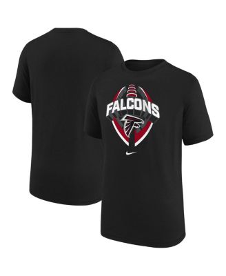 Nike - Big Boys and Girls Black Atlanta Falcons Icon Legend T-Shirt