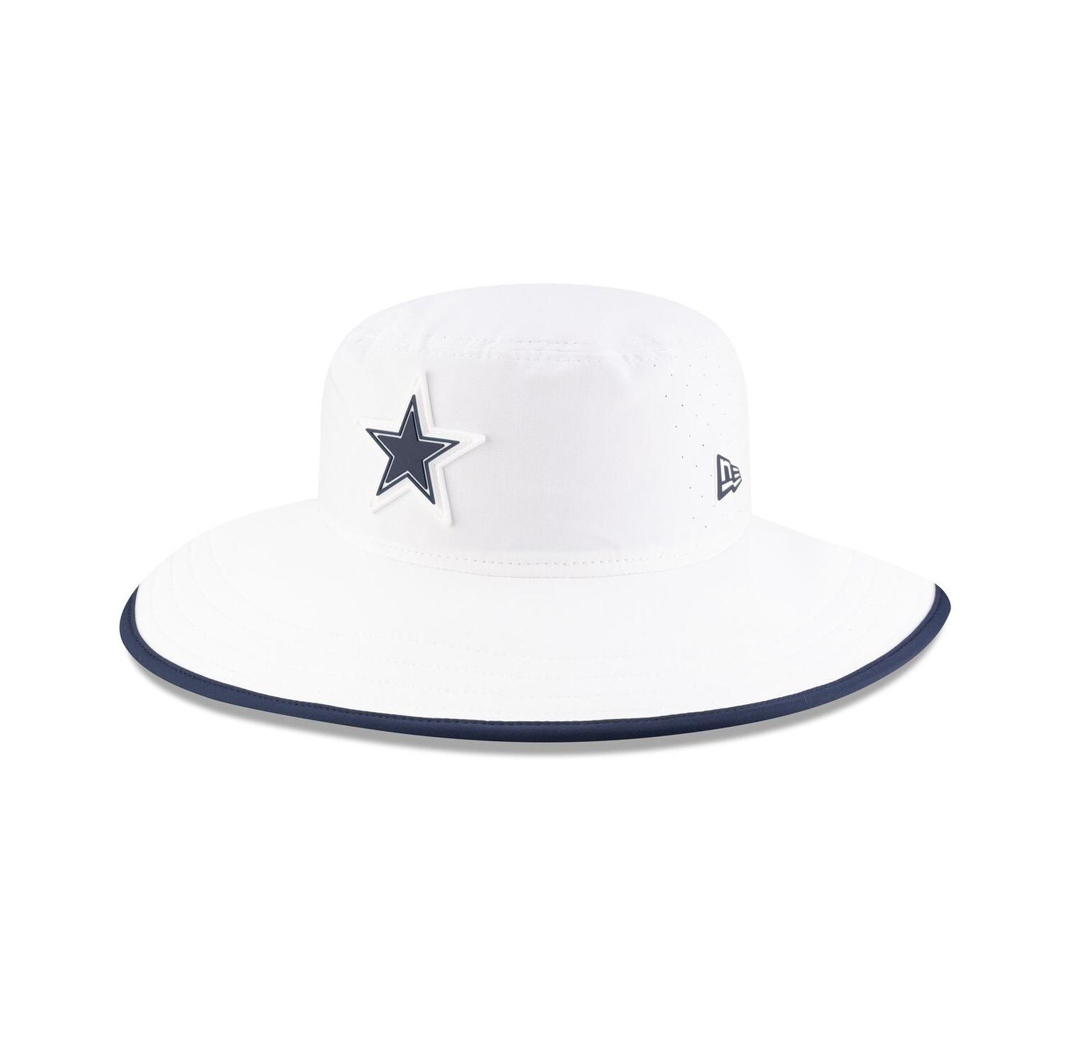 Men's White Dallas Cowboys 2025 NFL Training Camp Panama Bucket Hat