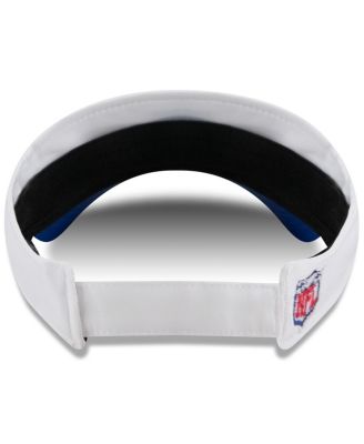 Men's White/Royal New York Giants 2025 NFL Training Camp Adjustable Visor Hat