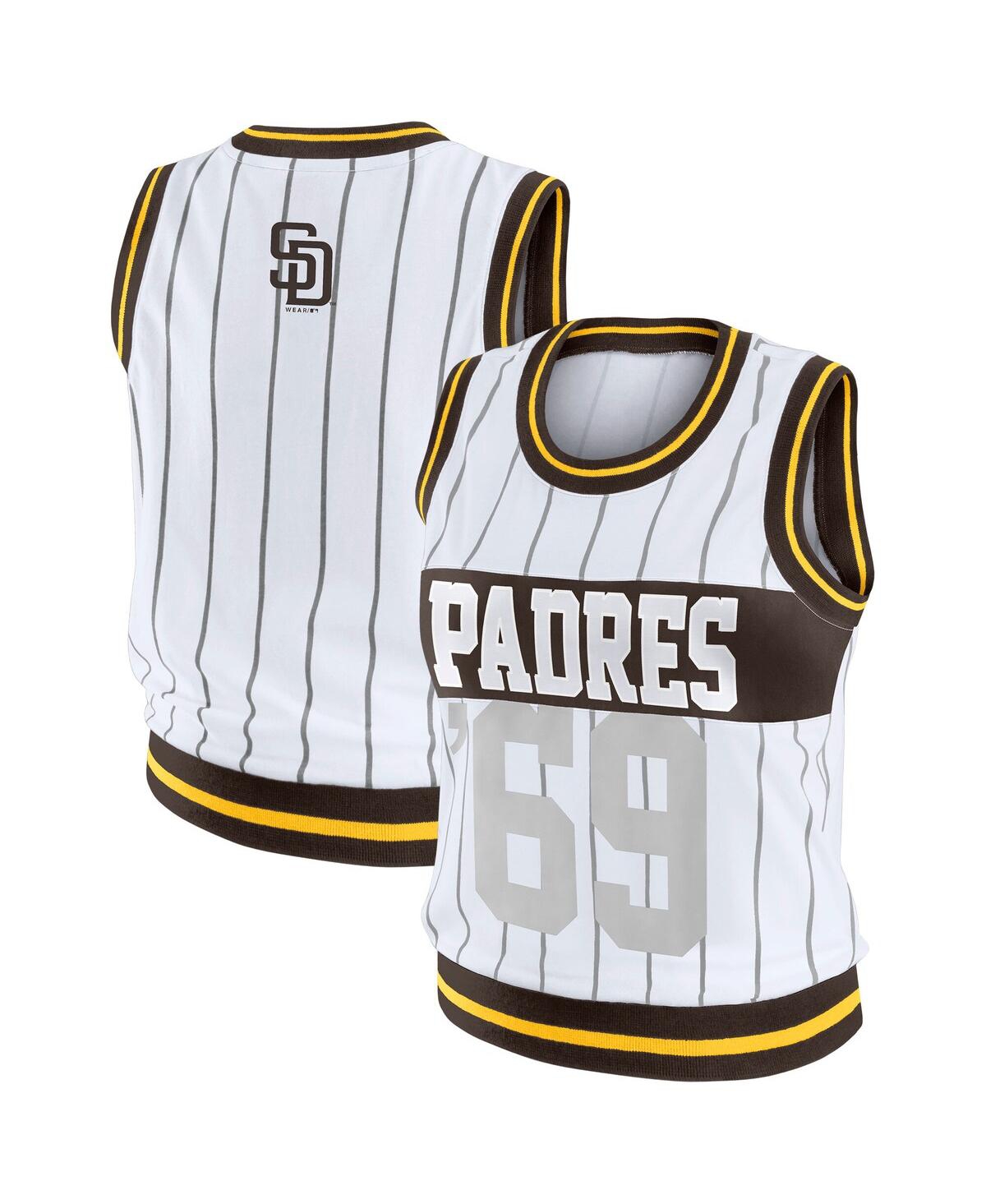 Women's White San Diego Padres Sporty Tank Top - White