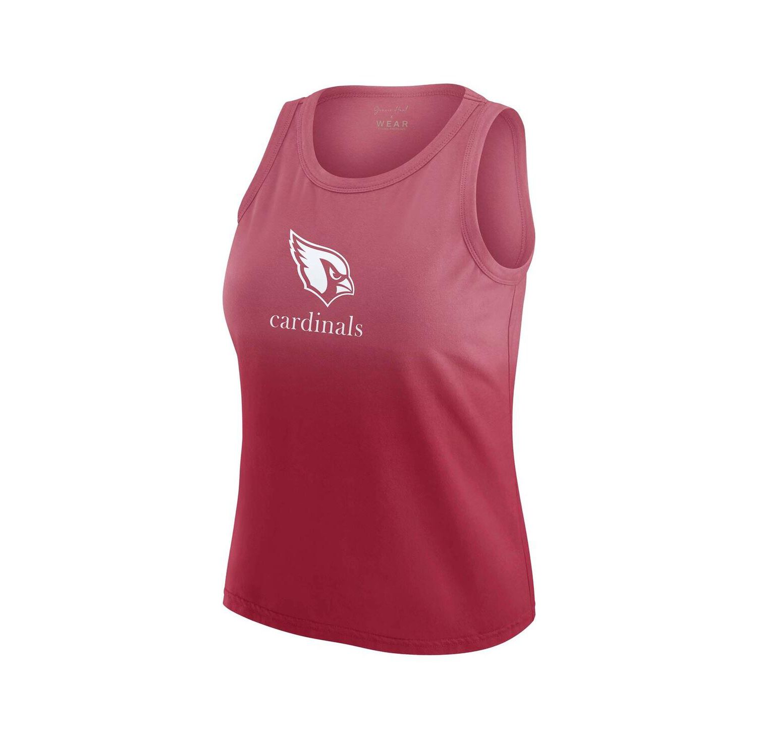 Women's x Gracie Hunt Cardinal Arizona Cardinals Ombre Tank Top