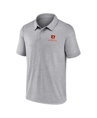 Men's&nbsp;Gray Cincinnati Bengals Making Waves Polo Shirt