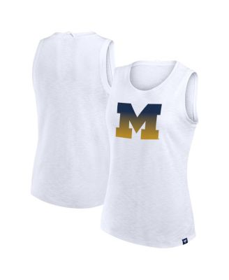 Fanatics - Women's White Michigan Wolverines Activate Slub Tank Top
