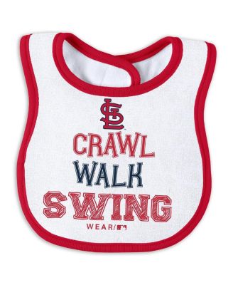 Baby Boys and Girls St. Louis Cardinals Sleep Play with Bib Set