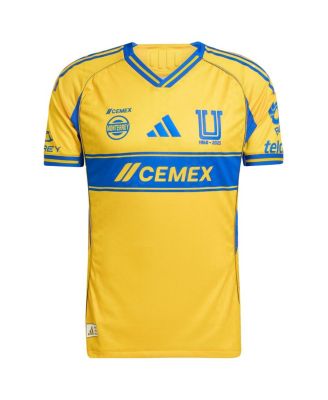 Men's Gold Tigres UANL 2025/26 Home Authentic Jersey