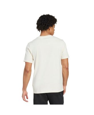 Men's Cream CR Flamengo Three-Stripes Wordmark T-Shirt