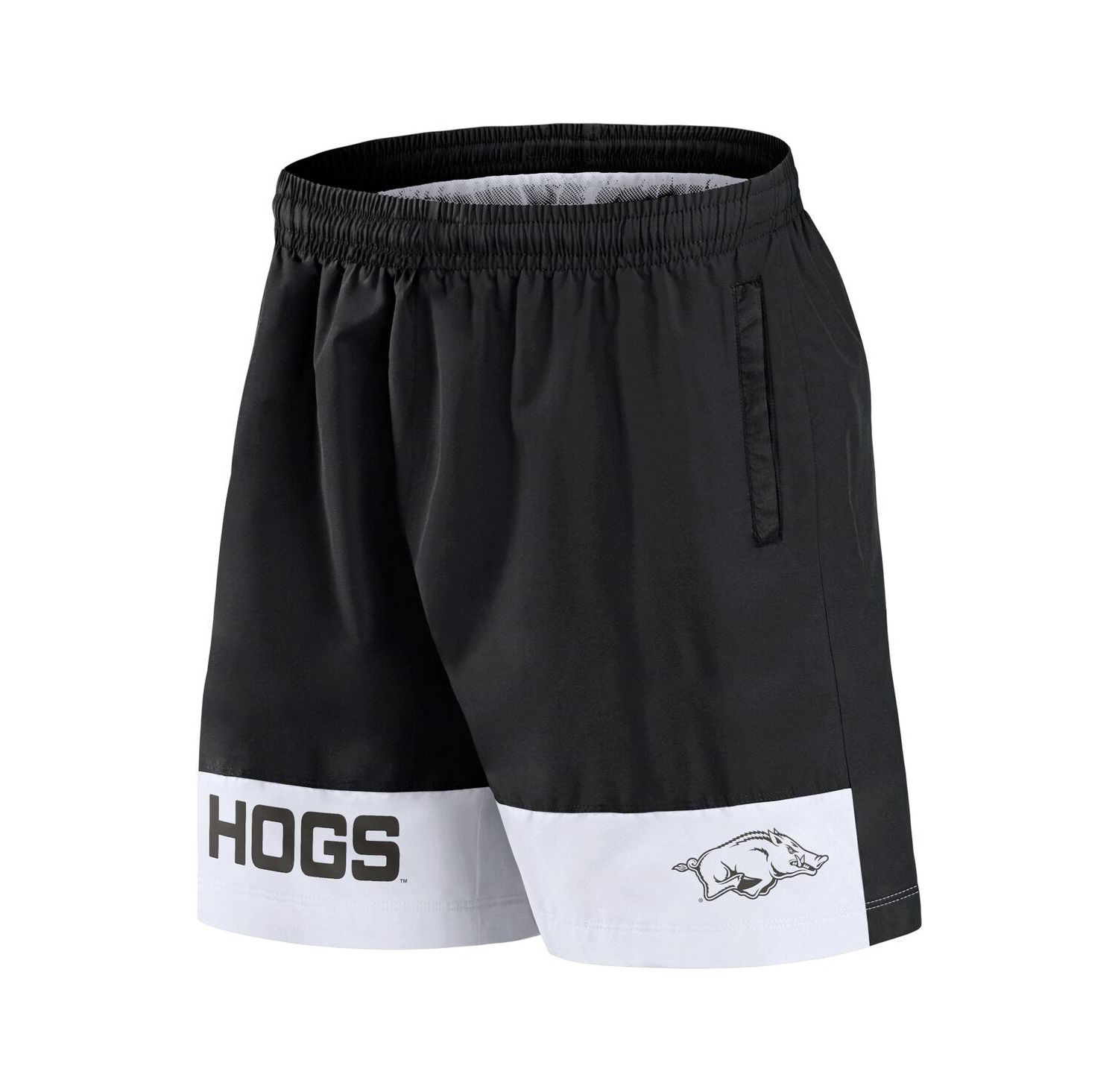 Men's Black Arkansas Razorbacks Elements Intensity Woven Shorts