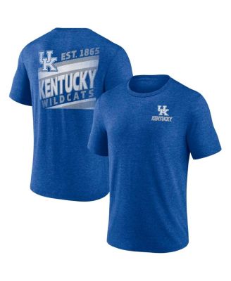 Fanatics - Heather Royal Kentucky Wildcats Ideal Faded Tri-Blend T-Shirt