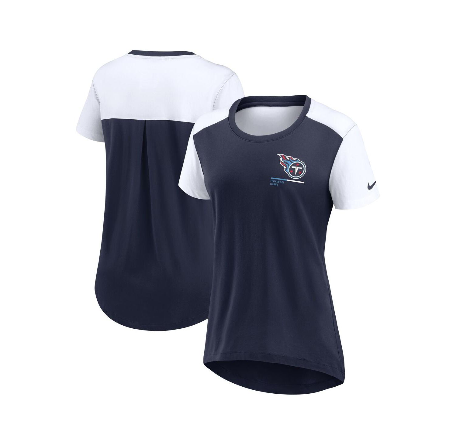 Women's Navy Tennessee Titans Performance Fashion T-Shirt