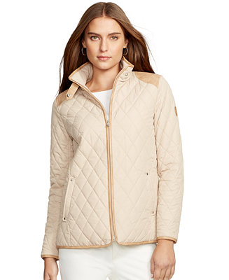 Lauren Ralph Lauren Quilted Jacket - Coats - Women - Macy's