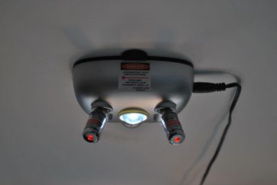 PARK RIGHT SILVER DUAL GARAGE LASER PARK WITH LIGHT