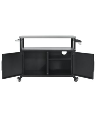 Outdoor Grill Cart Table Kitchen Island