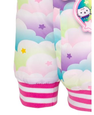 Dreamworks Girls Varsity Zip Up Bomber Jacket Toddler to Big Kid