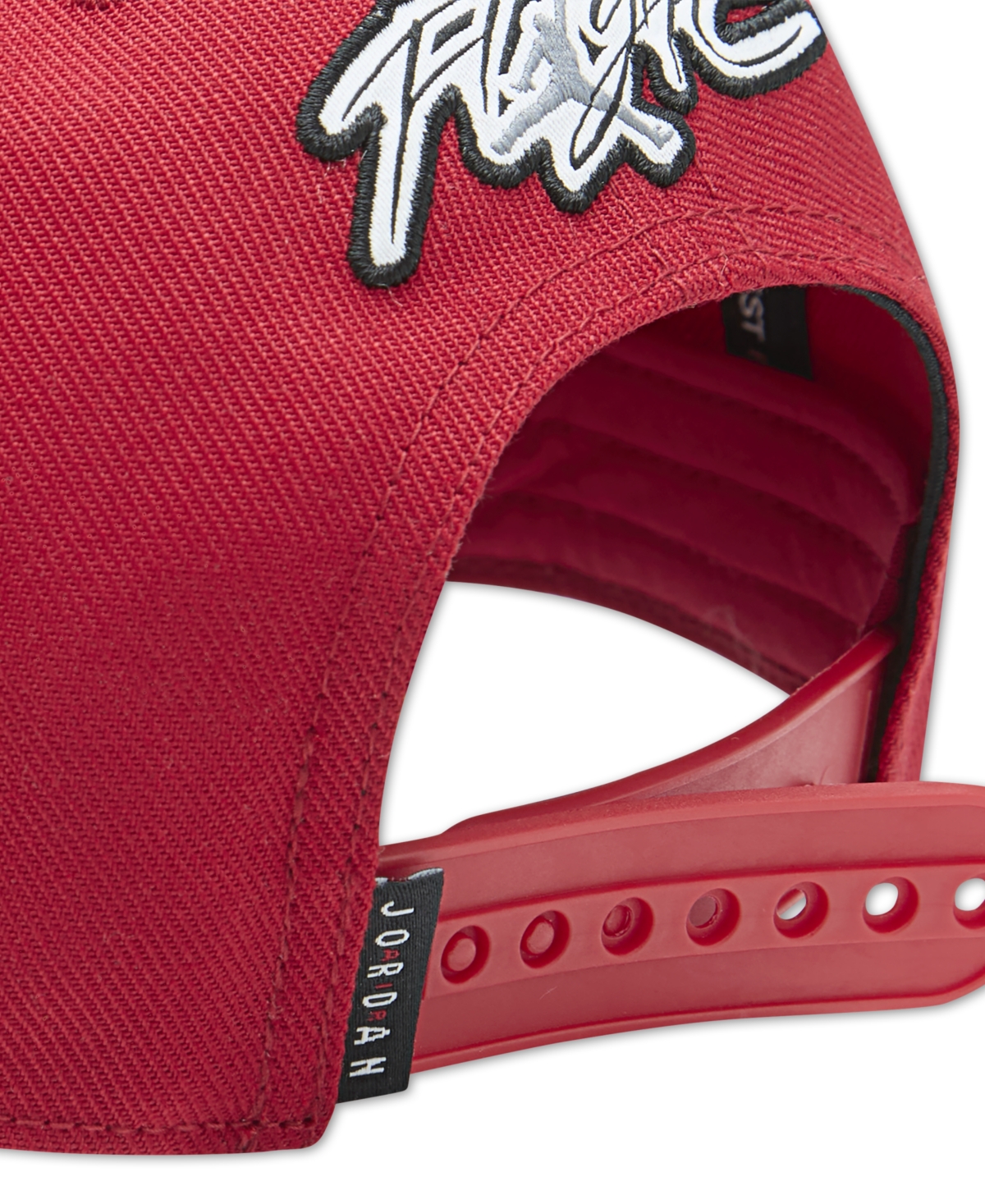 Jordan Big Boys Curve Brim Cap In Red