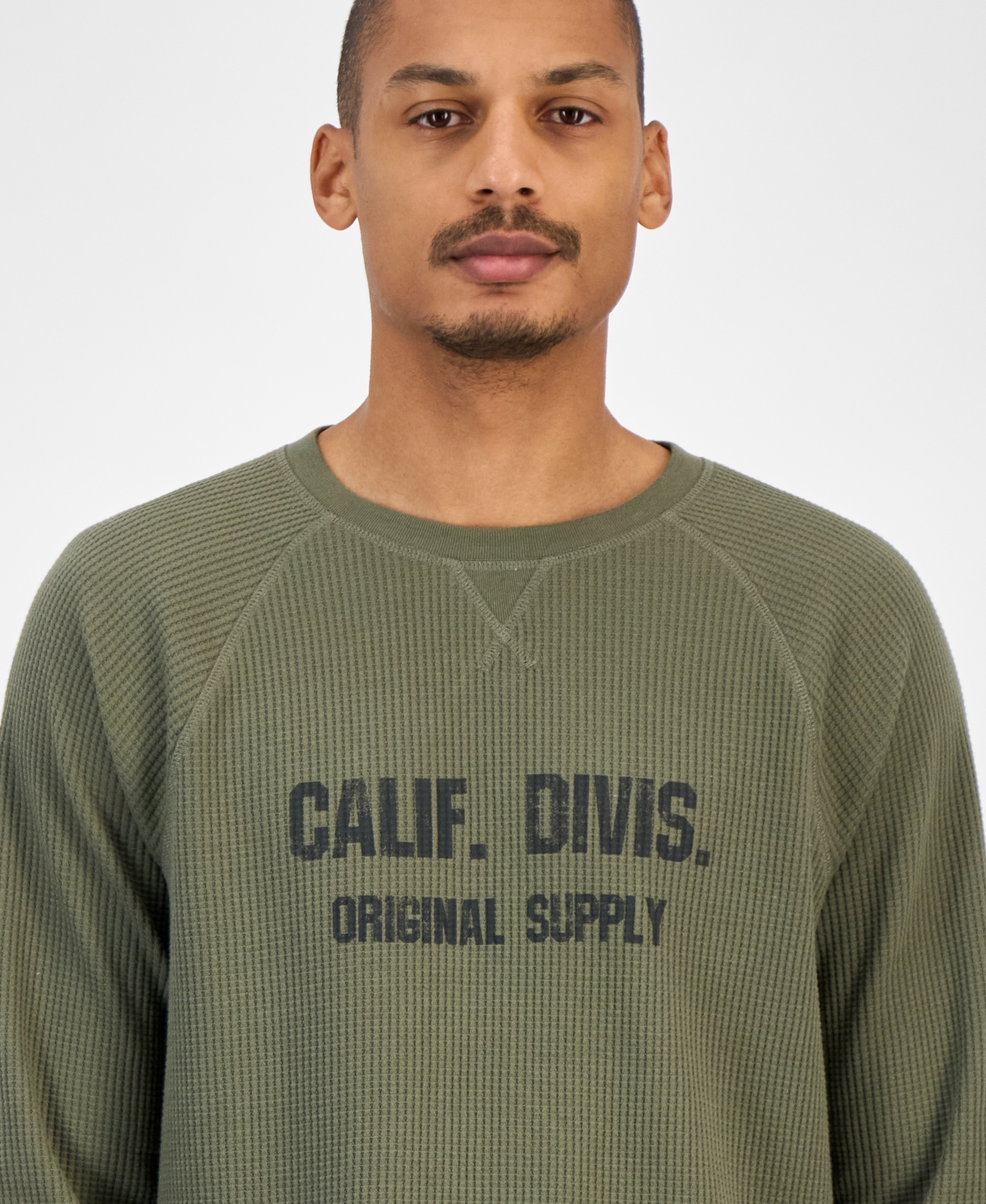 Sun + Stone Men's Graphic Thermal Shirt, Macy's Exclusive In Green