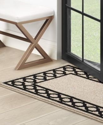 Jean Pierre Christine Trellis Border Tufted Runner Rug, 26" x 45"