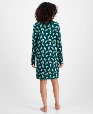 Women's Jersey Printed Long Sleeve Sleepshirt