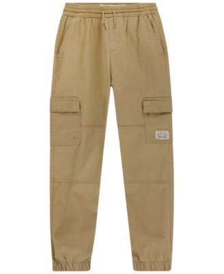 Big Boys Relaxed Fit Drawstring Cargo Jogger Pants