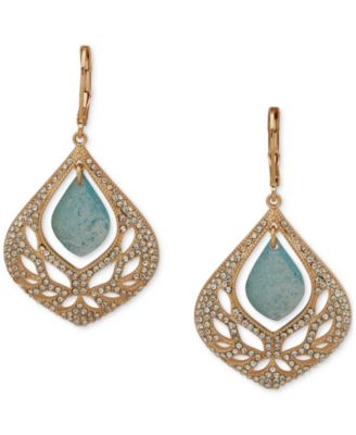 lonna & lilly - Open Stone Branch Drop Earrings