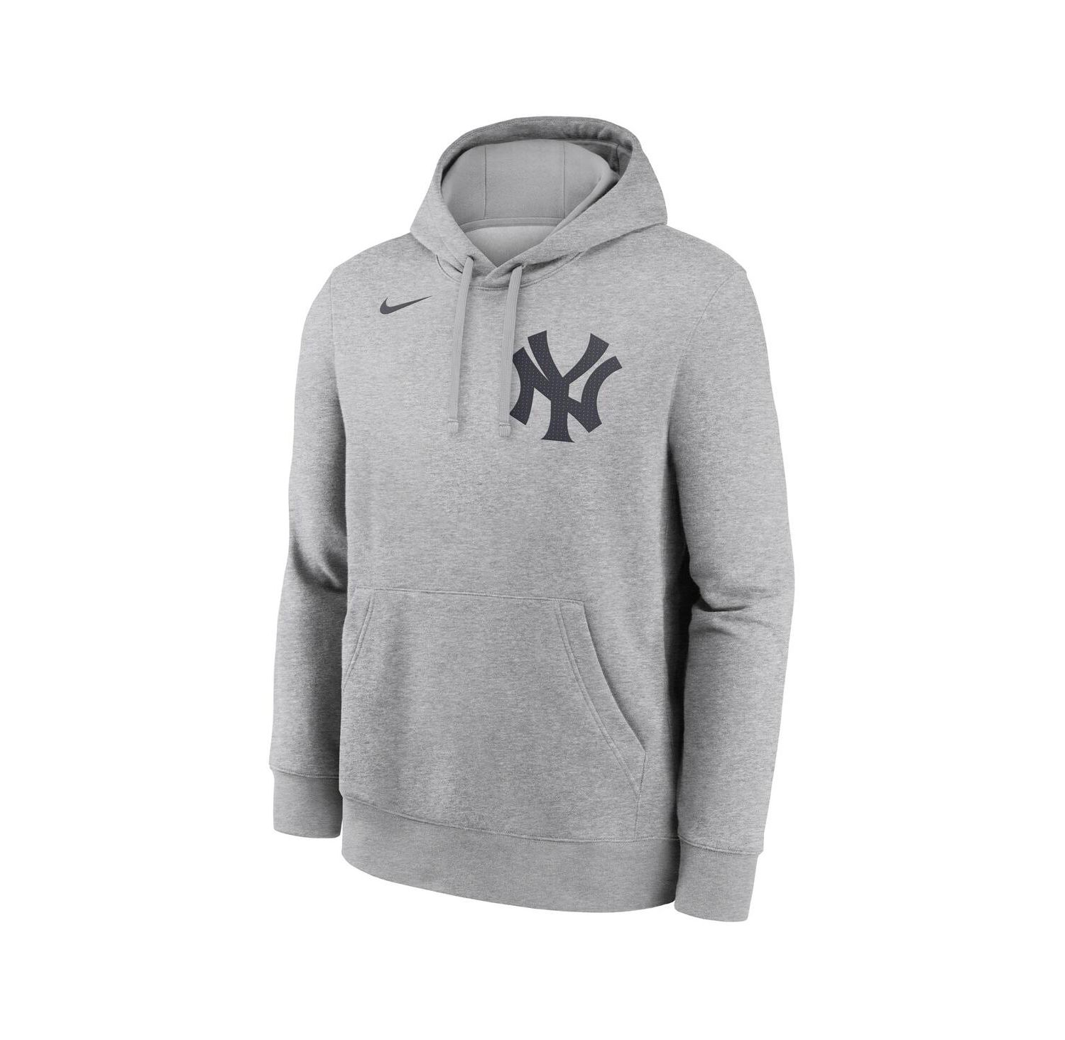 Men's Anthony Volpe Heather Gray New York Yankees Player Name & Number Club Fleece Pullover Hoodie