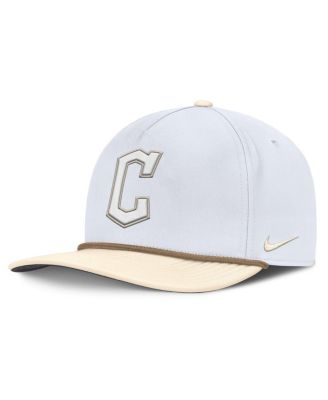 Nike - Men's White/Cream Cleveland Guardians Pro Performance Snapback Hat