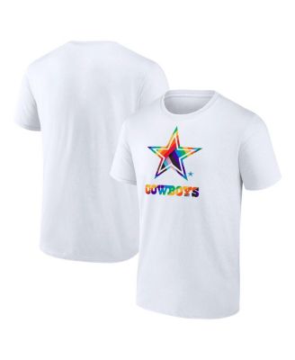 Fanatics - Men's White Dallas Cowboys Pride Logo T-Shirt