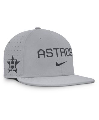 Nike - Men's Gray Houston Astros True Performance Fitted Hat