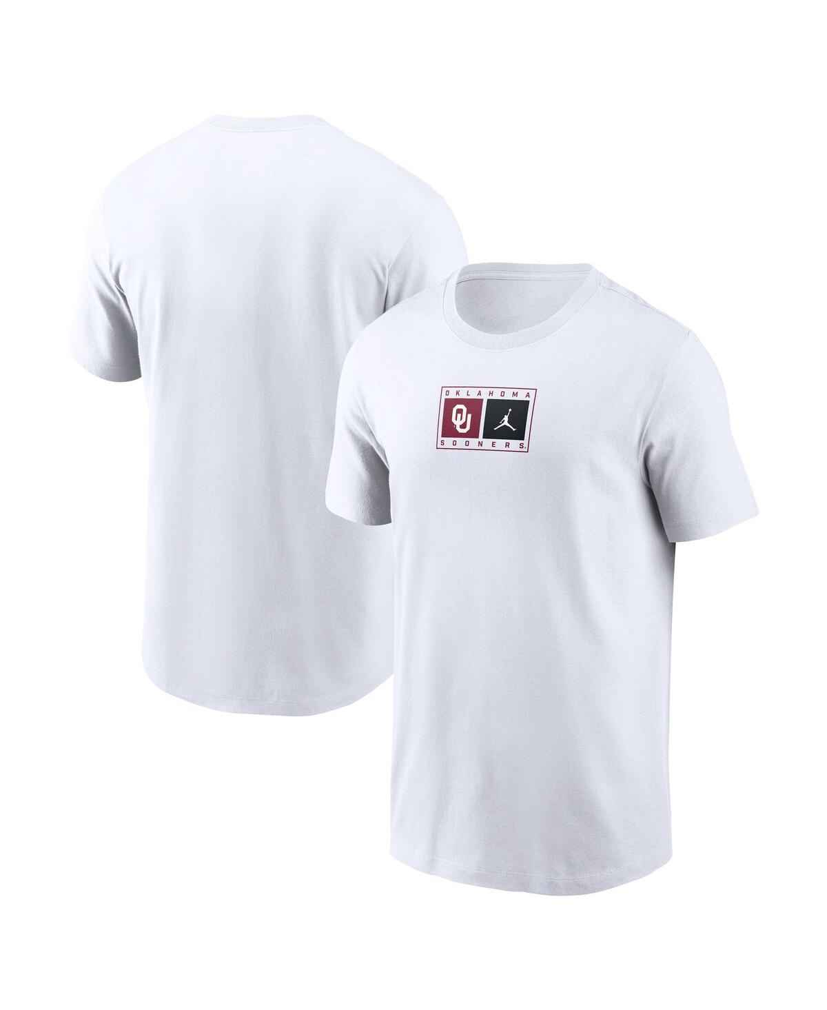 Jordan Oklahoma Campus Logo Swoosh Nike Men's College T-shirt In White