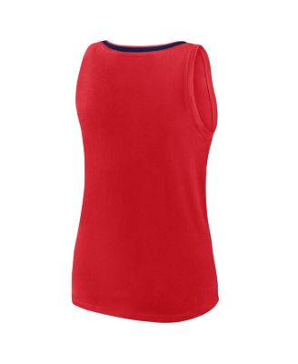 Women's Red St. Louis Cardinals Stellar Win V-Neck Tank Top