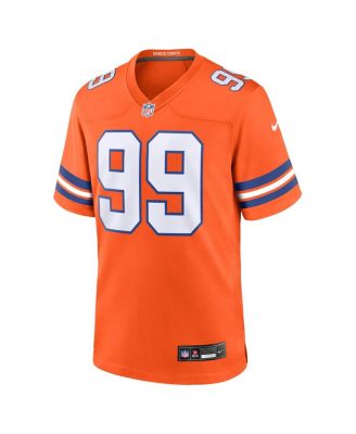 Men's Zach Allen Orange Denver Broncos Alternate Game Jersey