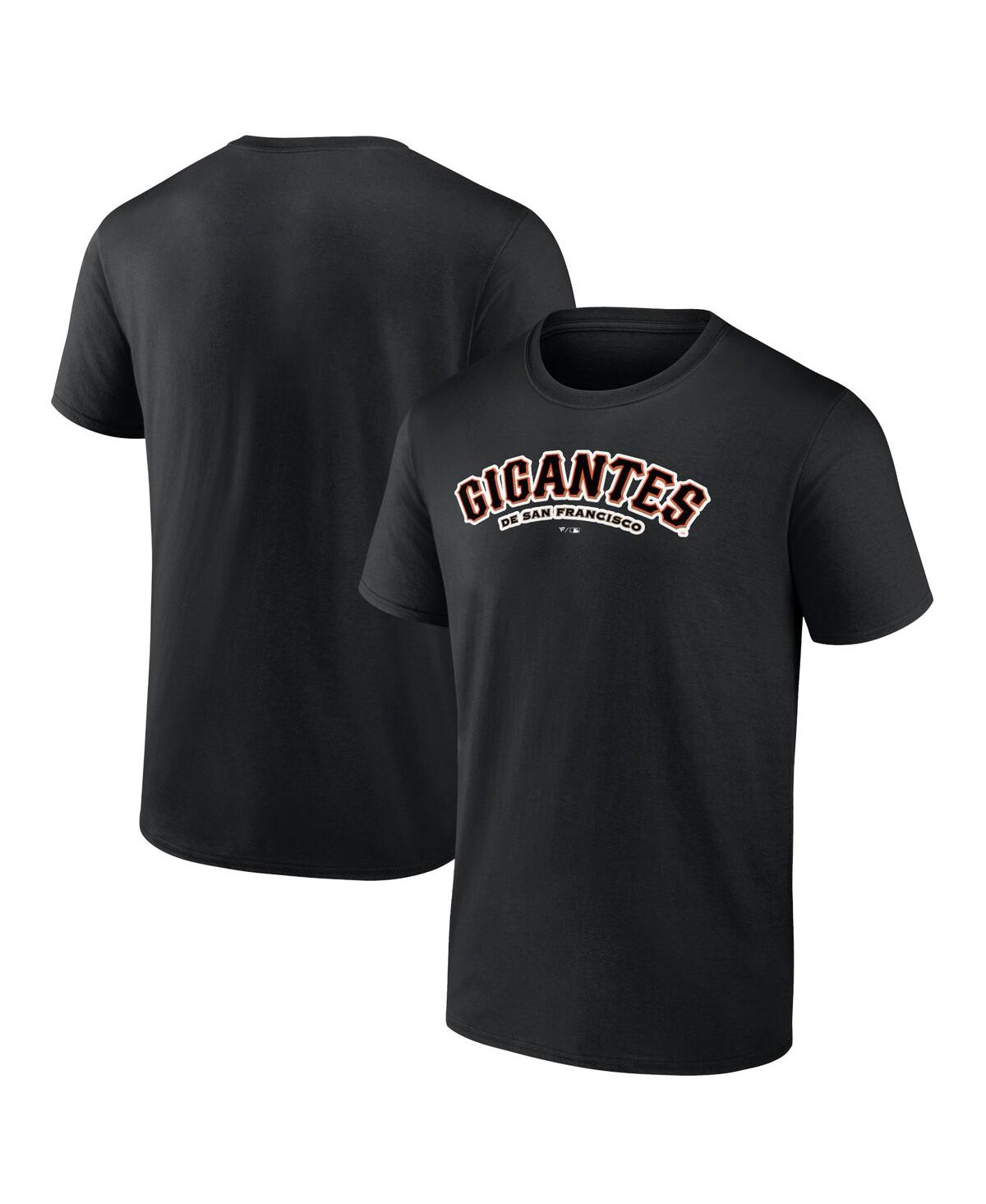 Men's Black San Francisco Giants Spanish Logo T-Shirt - Black