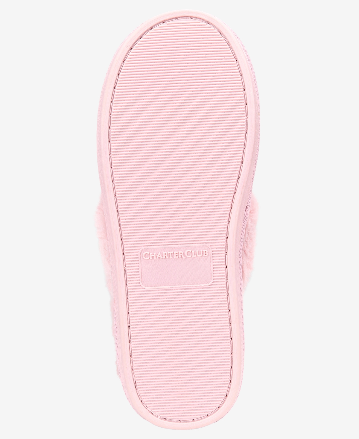 Charter Club Women's Faux-fur-lined Slippers, Macy's Exclusive In Pink