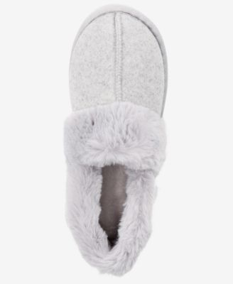 Women's Faux-Fur-Lined Slippers, Macy's Exclusive