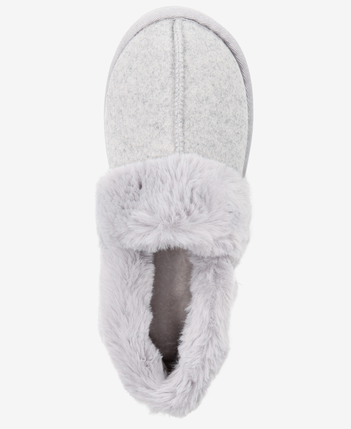 Charter Club Women's Faux-fur-lined Slippers, Macy's Exclusive In White