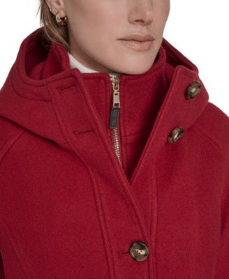 Women's Hooded Button-Front Coat, Created for Macy's