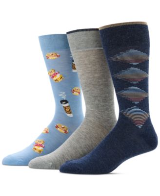 Men's 3pk. Mixed Patterned Socks