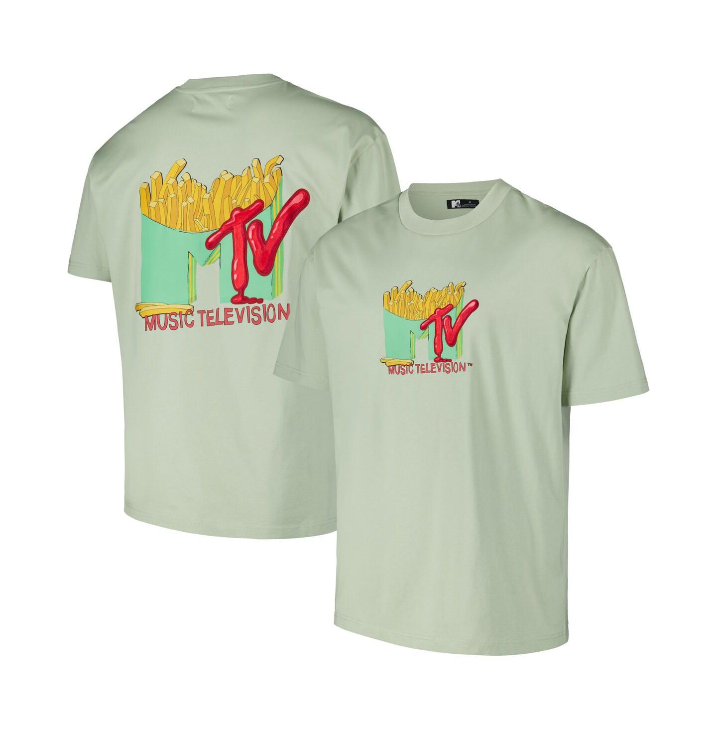 Мужская футболка Freeze Max Green MTV French Fry Loose Fit — фото 1