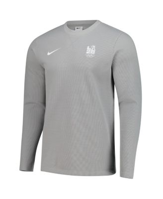 Men's Gray LA28 Summer Olympics Retro Pullover Sweatshirt