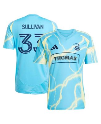 adidas - Men's Quinn Sullivan Blue Philadelphia Union 2025 The Voltage Kit Replica Player Jersey